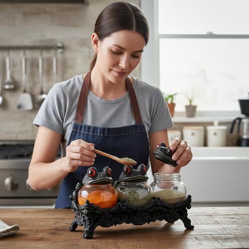 Handgjord groda apotekskryddbur🐸🧙