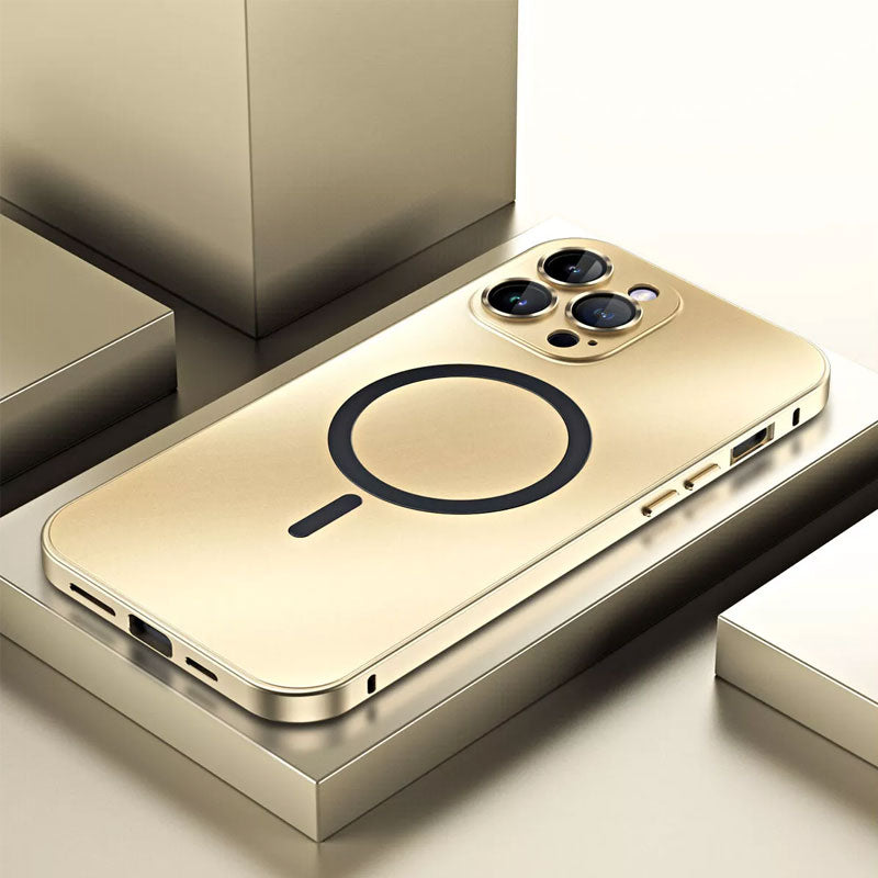 Magnetische Metall-Snap-On-Hülle für iPhone