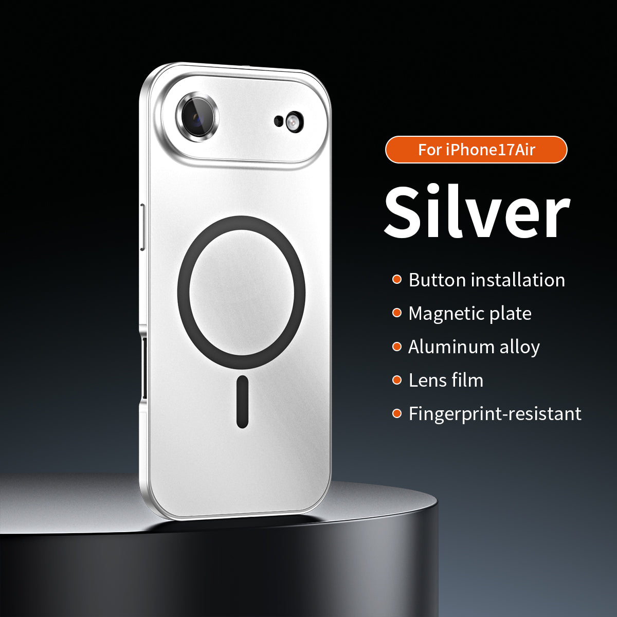 Magnetische Metall-Snap-On-Hülle für iPhone