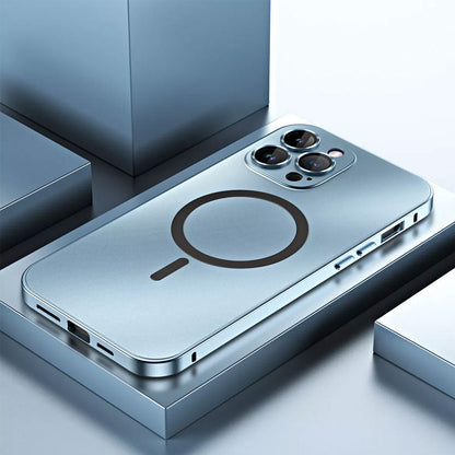 Magnetische Metall-Snap-On-Hülle für iPhone