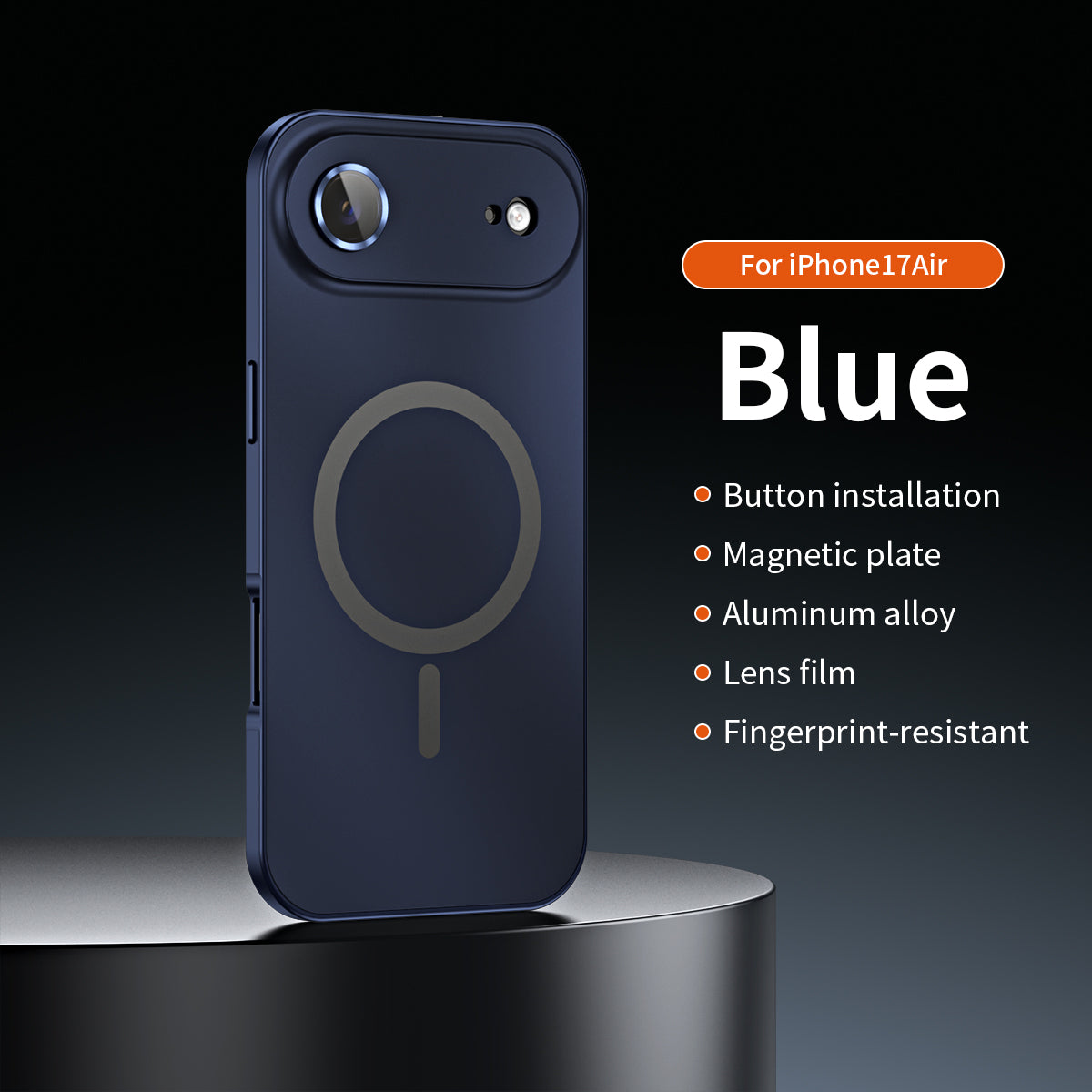 Magnetische Metall-Snap-On-Hülle für iPhone