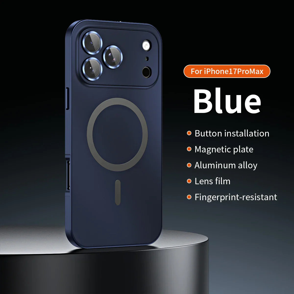 Magnetische Metall-Snap-On-Hülle für iPhone