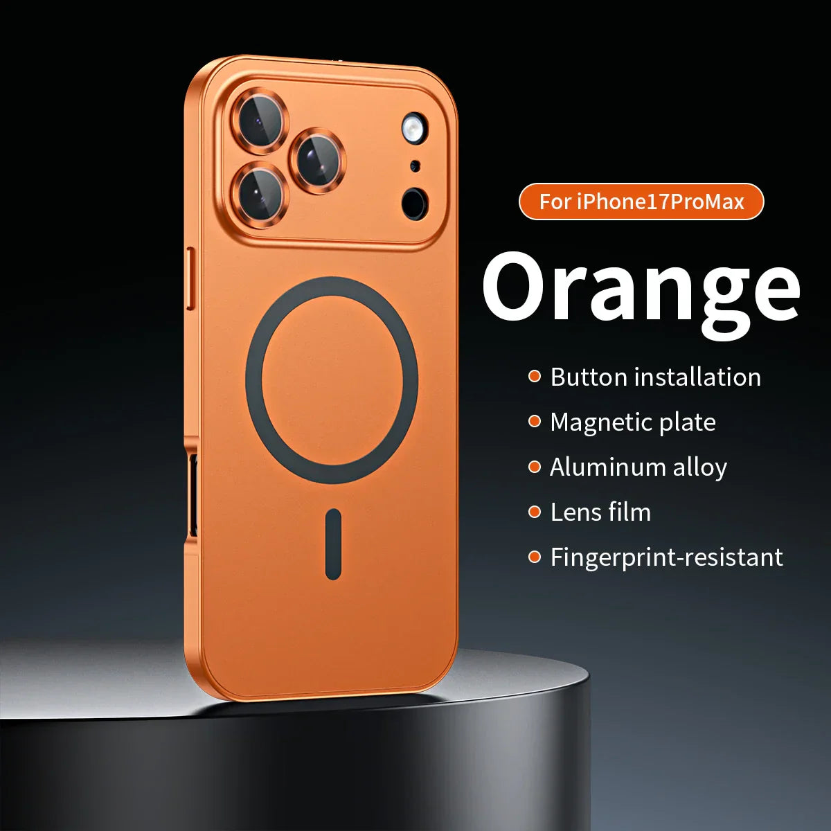 Magnetische Metall-Snap-On-Hülle für iPhone