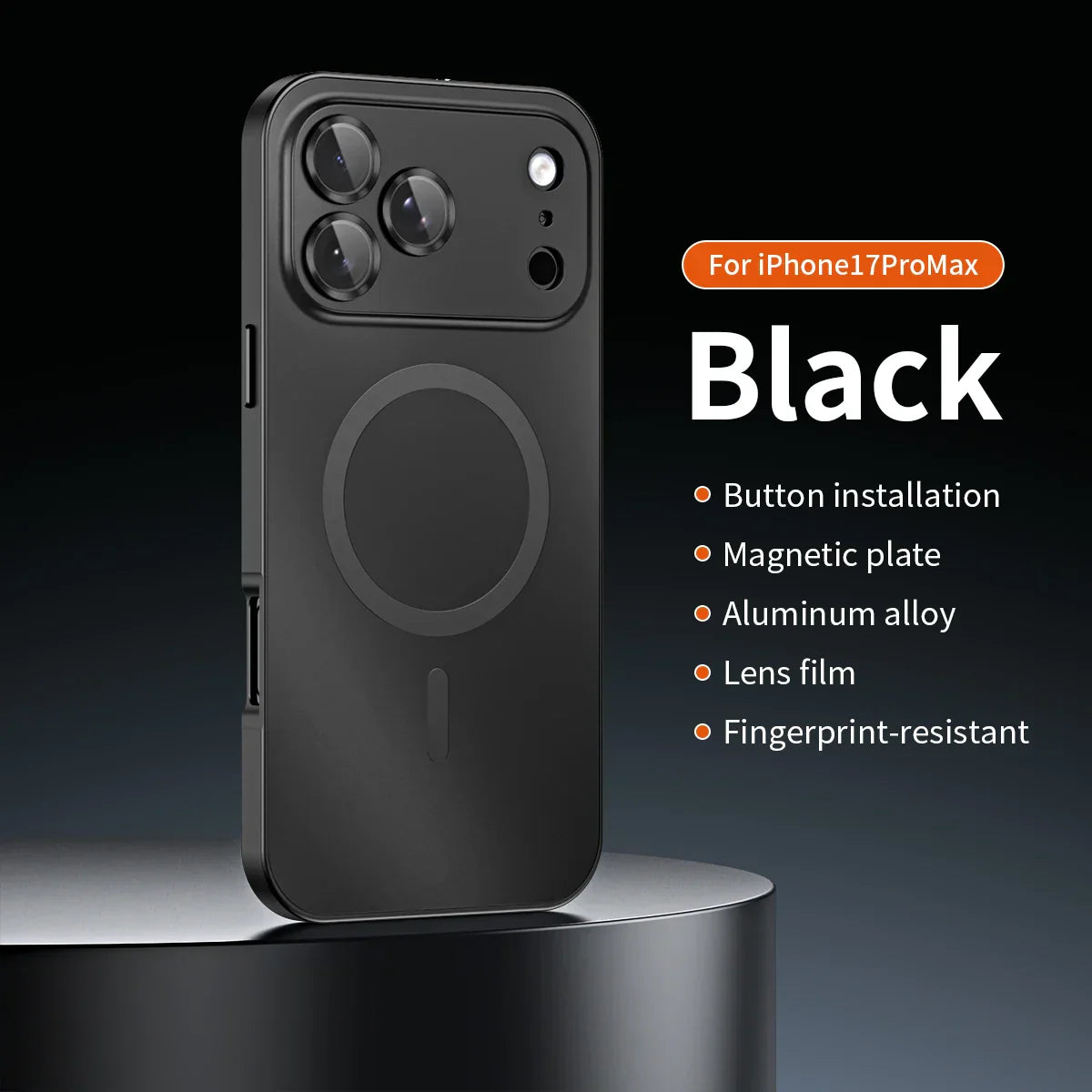 Magnetische Metall-Snap-On-Hülle für iPhone