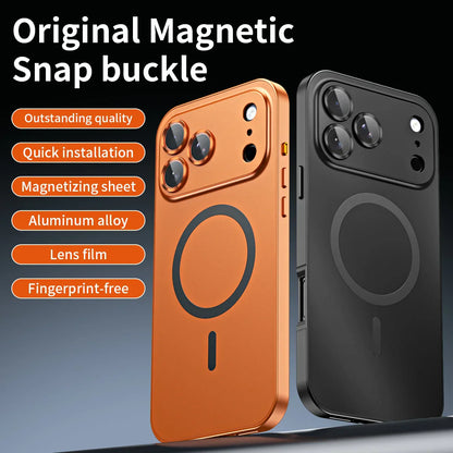 Magnetische Metall-Snap-On-Hülle für iPhone